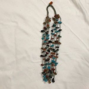 Threaded necklace
